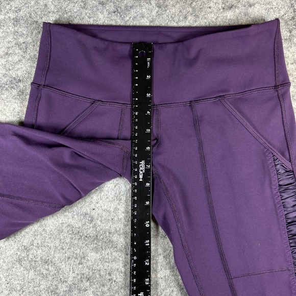 Lululemon Practice Daily Pant Women's 6 Deep Zinfandel Purple Full-On Luon - Picture 6 of 11